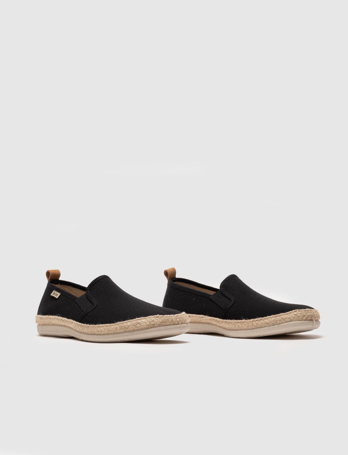Men's Espadrilles with Black Woven Details