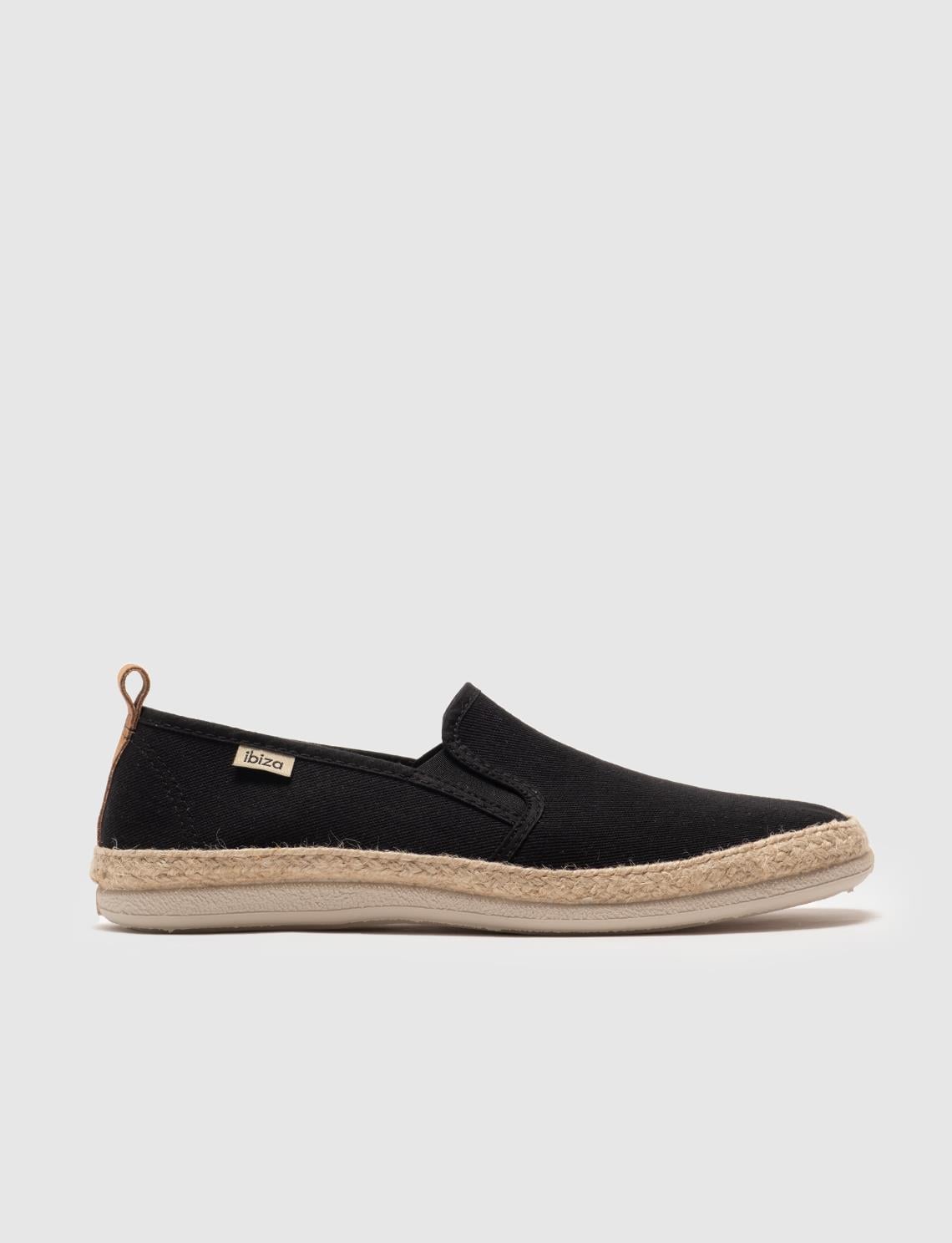 Men's Espadrilles with Black Woven Details