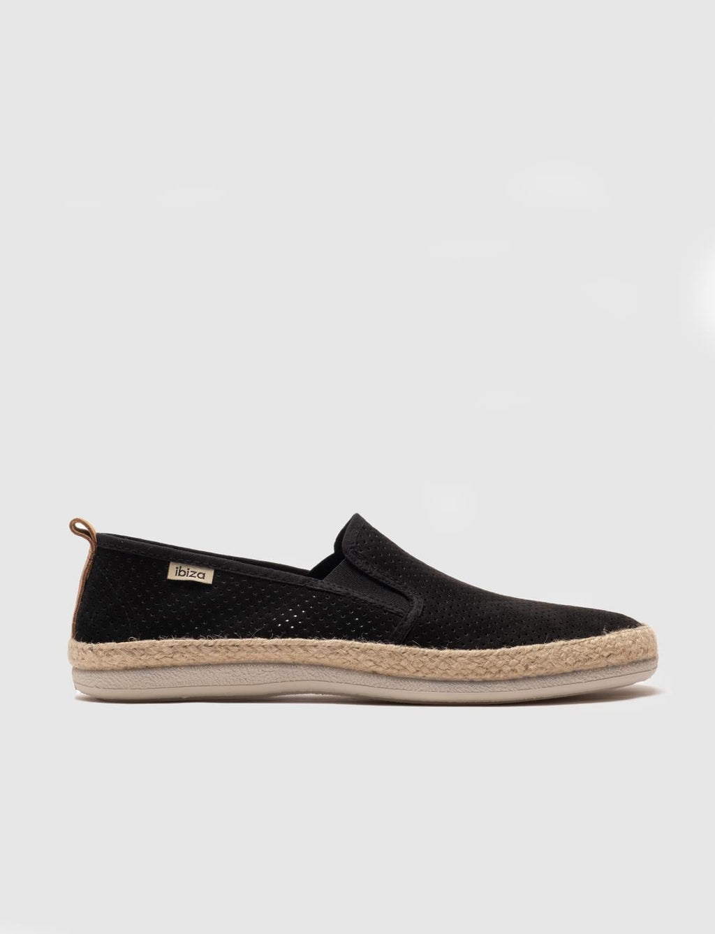 Men's Espadrille Shoes with Black Woven Details