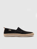 Men's Espadrille Shoes with Black Woven Details