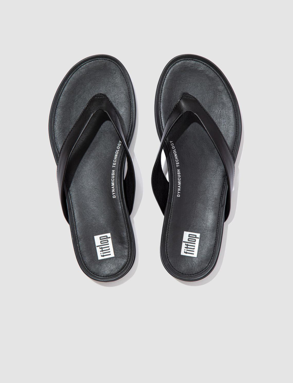 Fitflop GRACIE LEATHER EO8 Black Women's Flip-Flops