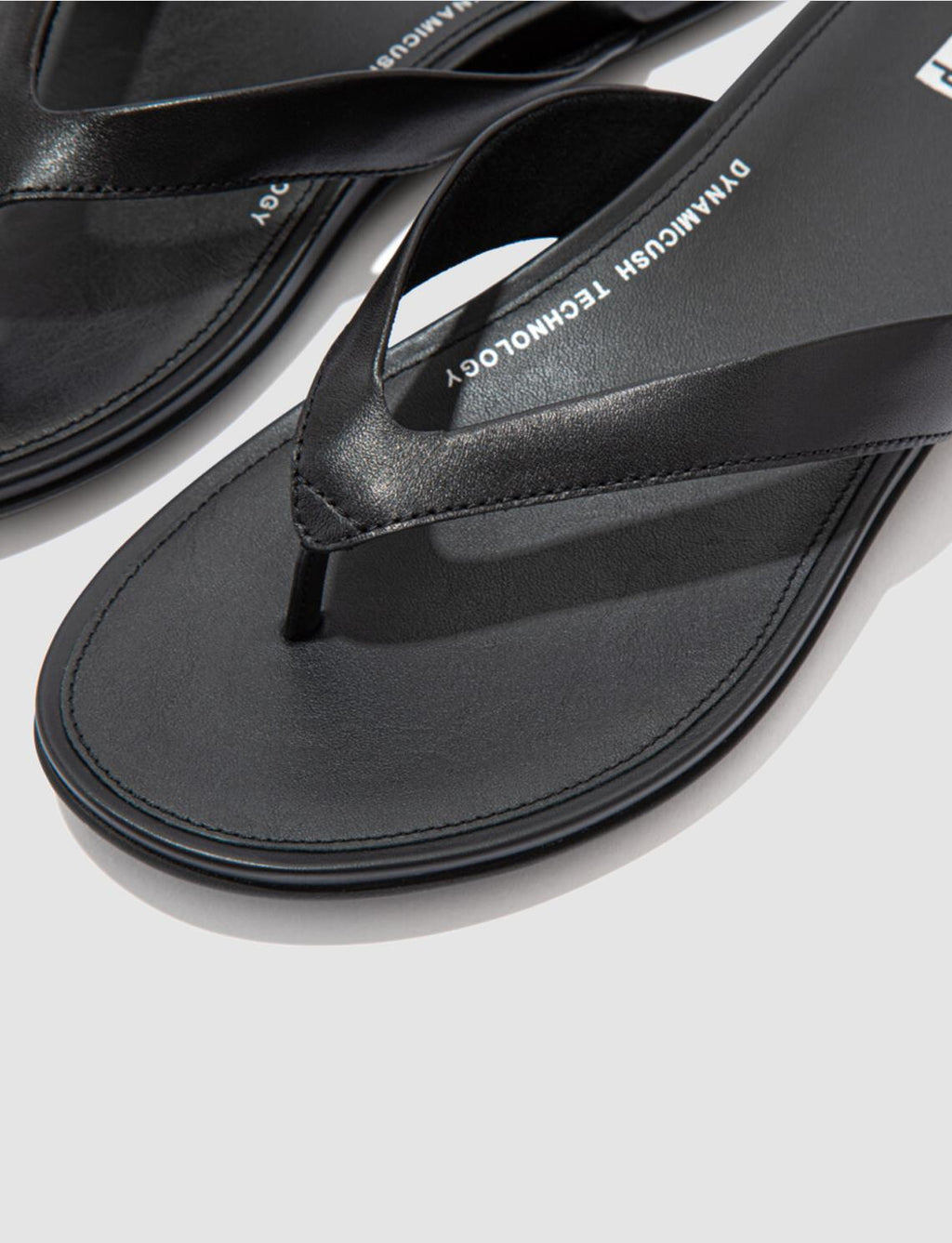 Fitflop GRACIE LEATHER EO8 Black Women's Flip-Flops