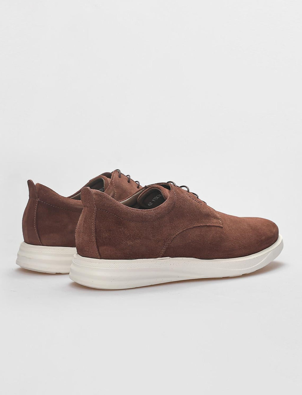 Genuine Leather Tan Suede Lace-up Men's Casual Shoes