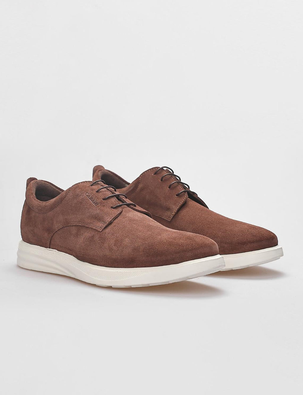 Genuine Leather Tan Suede Lace-up Men's Casual Shoes