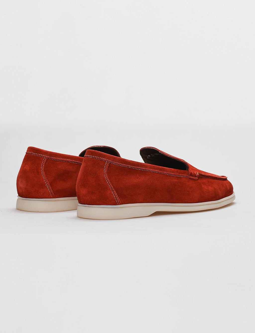 Genuine Leather Red Suede Men's Casual Shoes