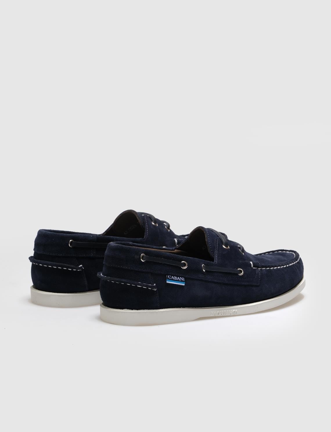 Genuine Leather Navy Suede Men's Casual Shoes