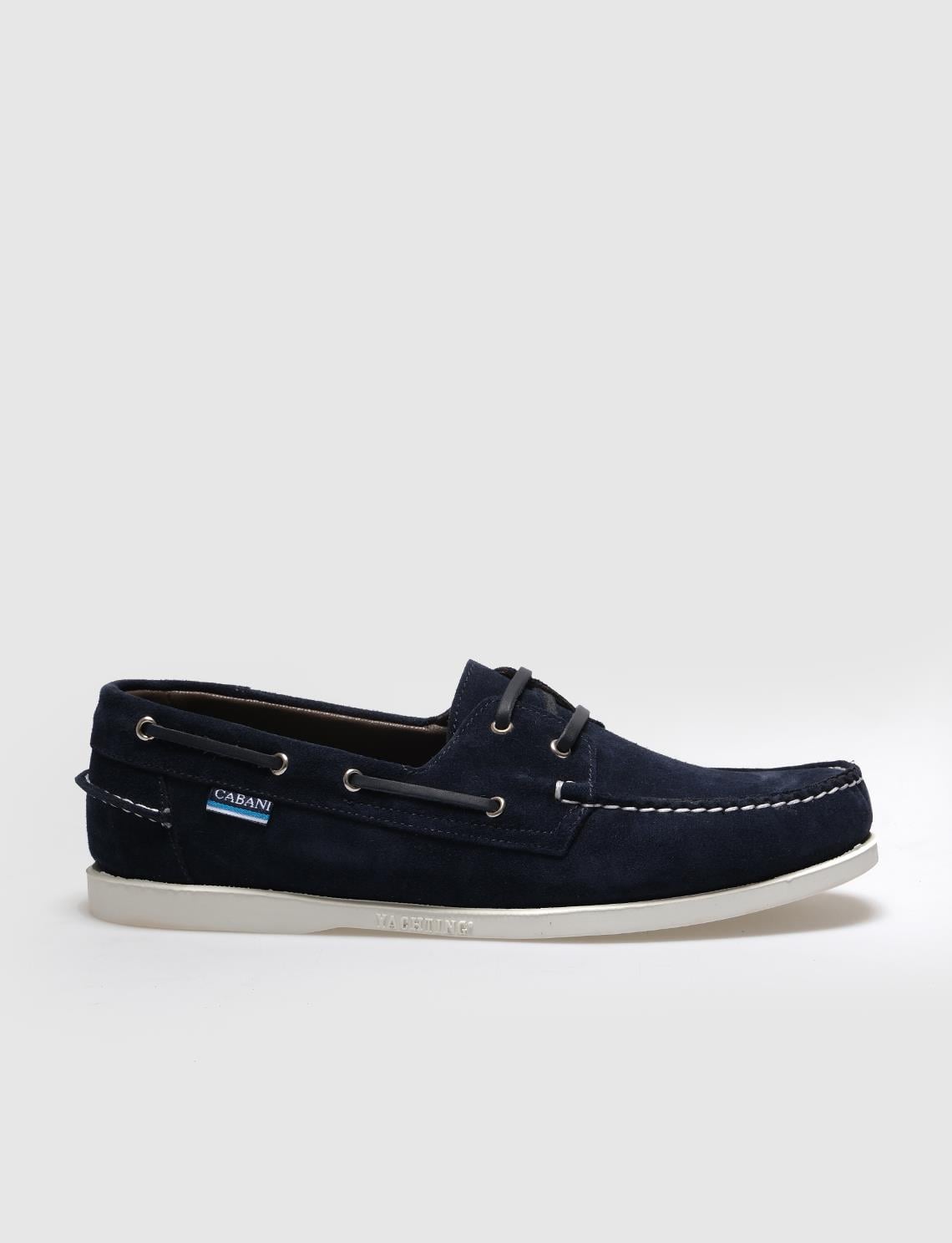 Genuine Leather Navy Suede Men's Casual Shoes