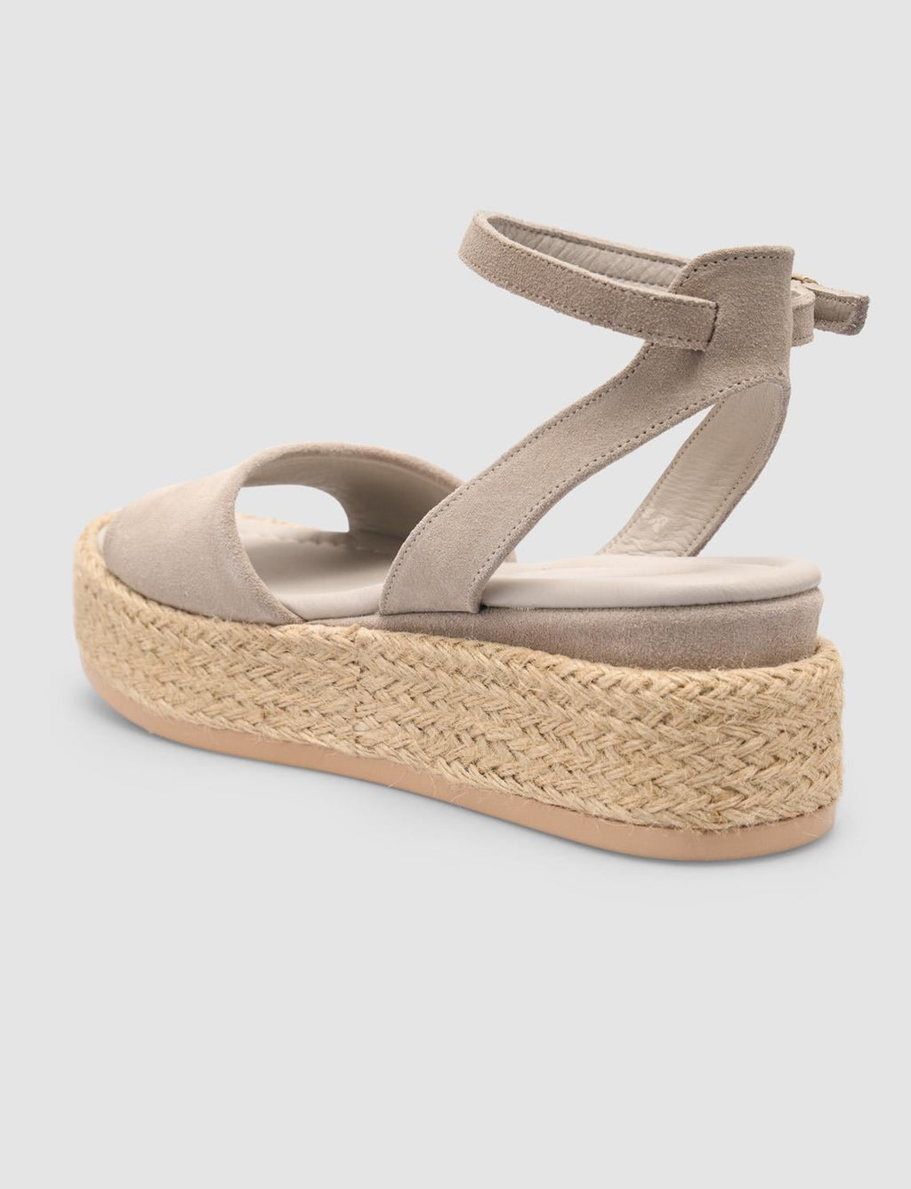 100% Genuine Leather Stone Embellished Women's Suede Sandals