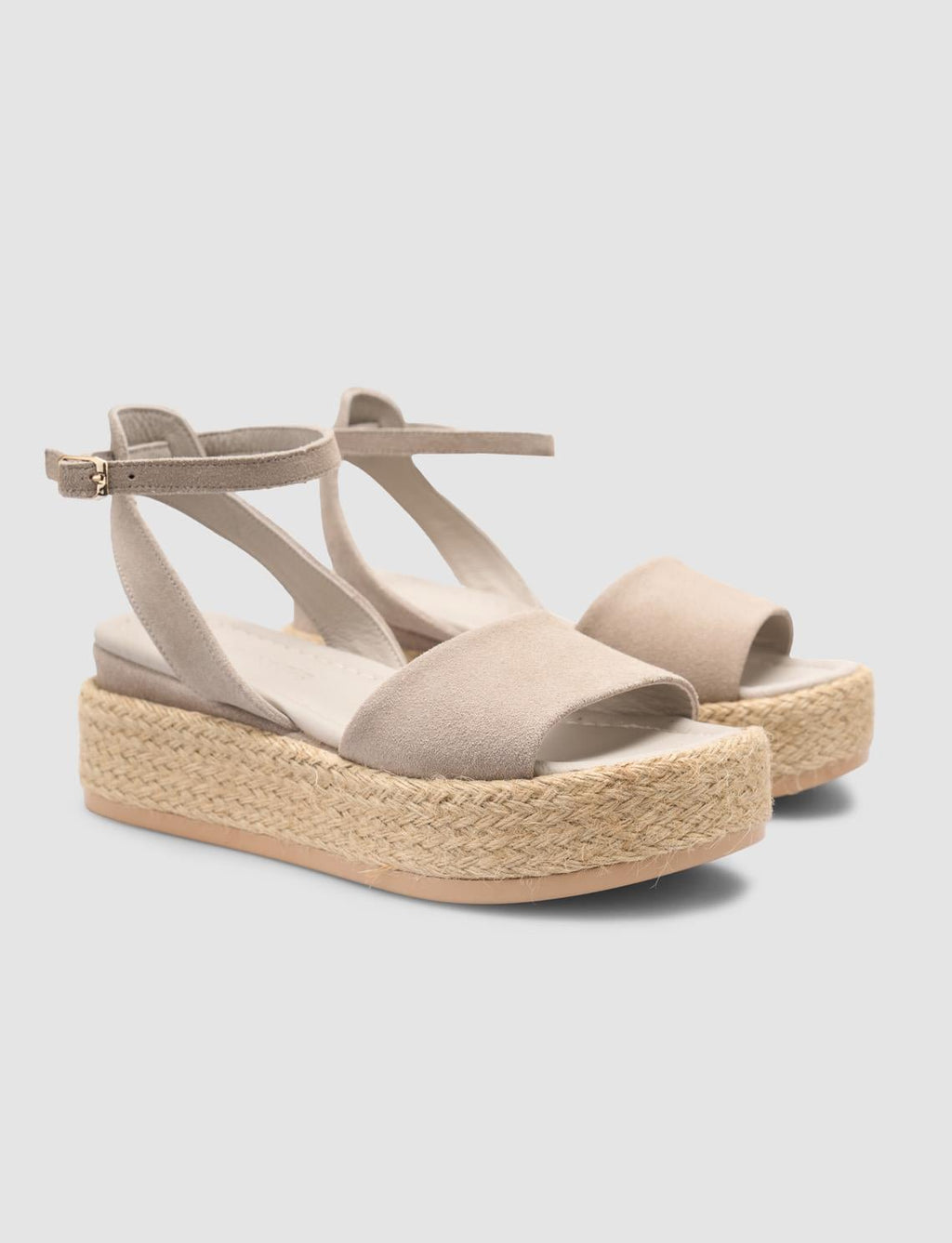 100% Genuine Leather Stone Embellished Women's Suede Sandals