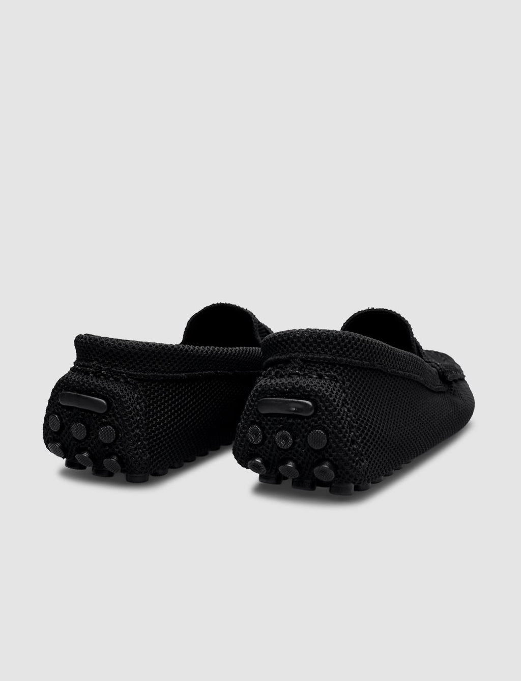 Breathable Fabric Black Men's Loafer