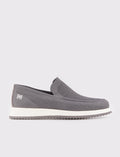 Grey Knitted Men's Ready-Made Casual Shoes