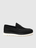 Knitted Black Men's Casual Shoes