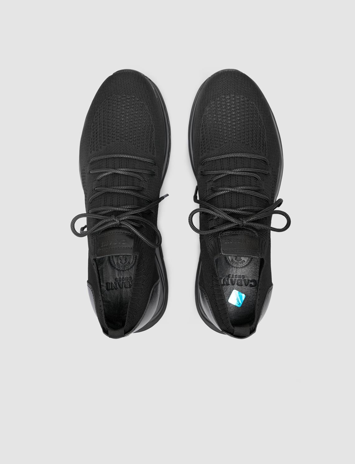 Men's Knitted Black Napoli Sports Shoes
