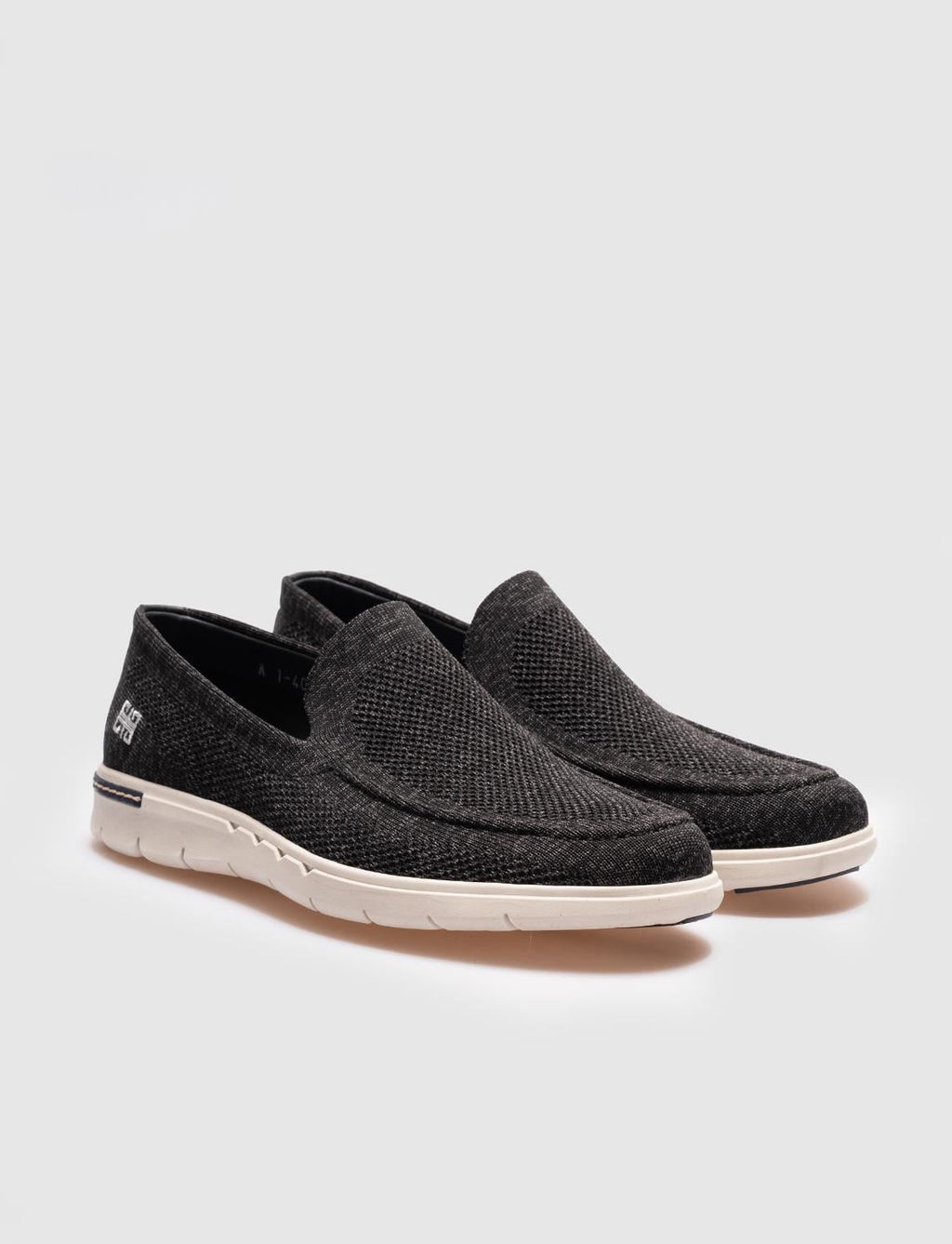 Knitted Black Men's Casual Shoes