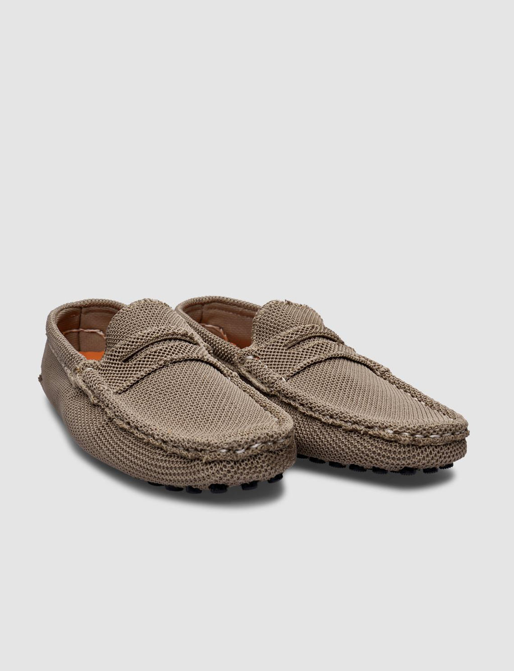 Knitted Mink Men's Loafers