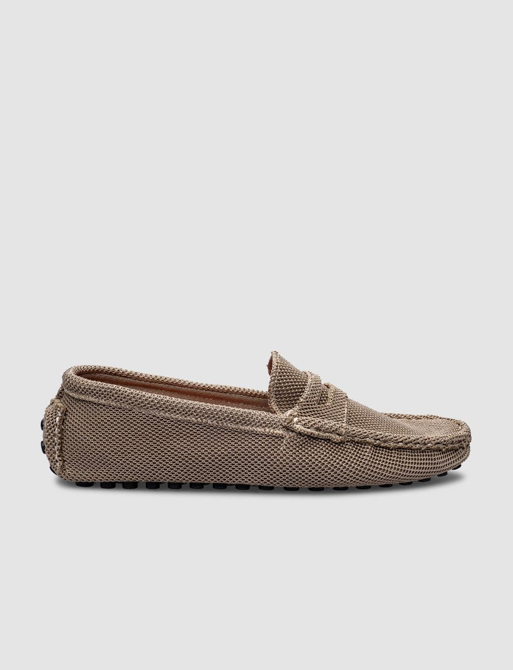 Knitted Mink Men's Loafers