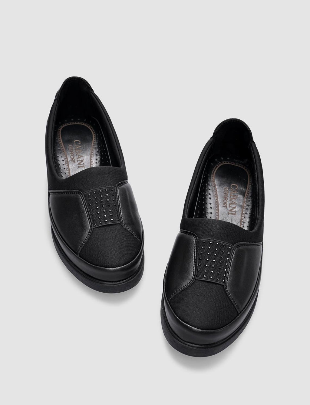 Women's Comfort Shoes with Black Stone Details