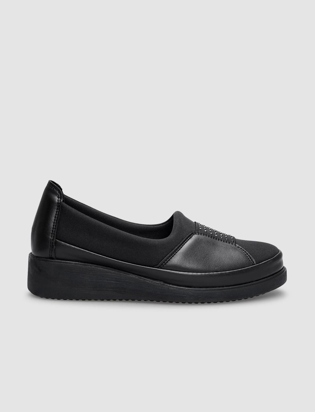 Women's Comfort Shoes with Black Stone Details
