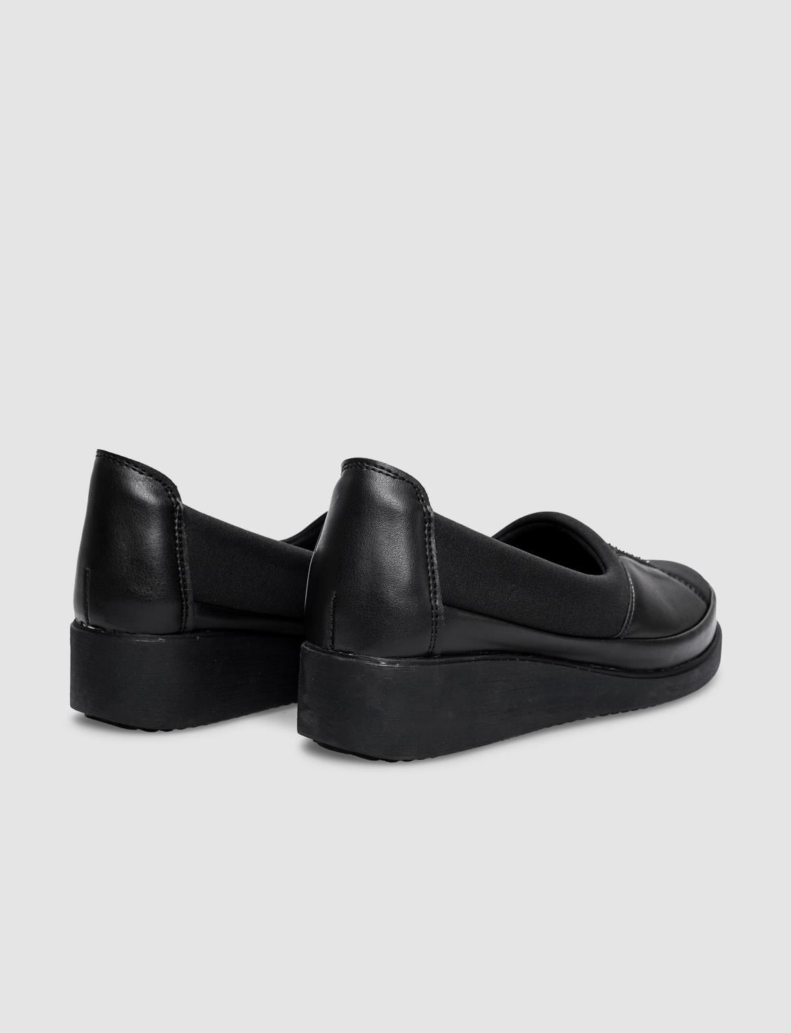 Women's Comfort Shoes with Black Stone Details