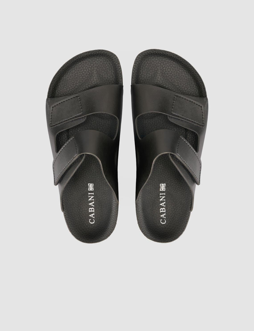 Black Women's Slippers with Velcro Closure